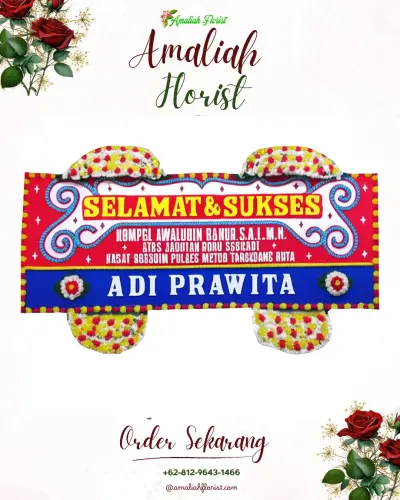 Karangan Bunga Ucapan Selamat di Bedayutalang