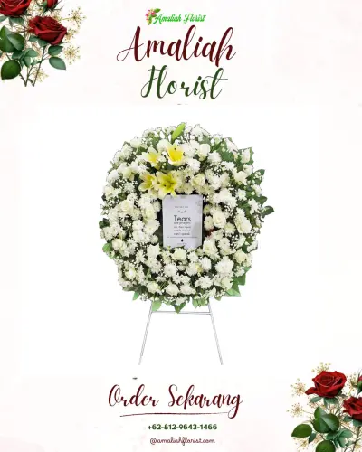 Krans Bunga Duka Cita di Bedayutalang